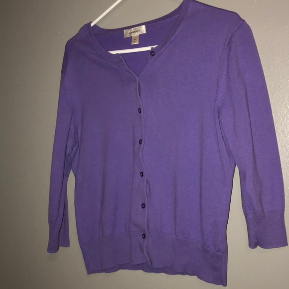 Purple Cardigan - Picture 2 of 2